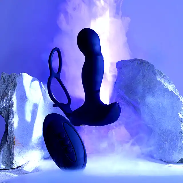 Velvet Touch – Masażer Prostaty z Pierścieniami Erekcyjnymi i Funkcją Podgrzewania. Sterowany zdalnie zaprojektowany z myślą o mężczyznach.