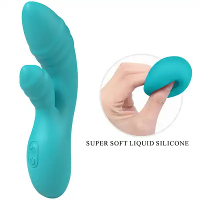 Party Up – Blue Dalia. Super miękki wibrator króliczek o niezwykłej mocy i kobiecej elegancji