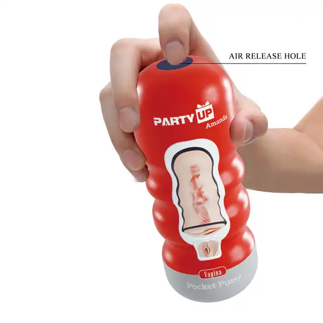 Party Up - Amanda. Masturbator w kubeczku. 