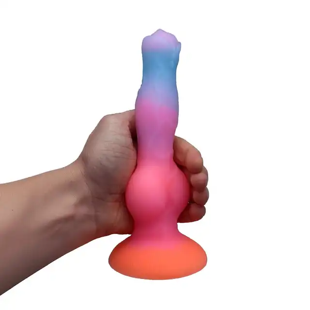 Kiotos Monstar - Cox AuroraCock. Niezwykłe dildo o hipnotyzującym designie, bulwiastym kształcie, inspirowanym barwami odległych galaktyk