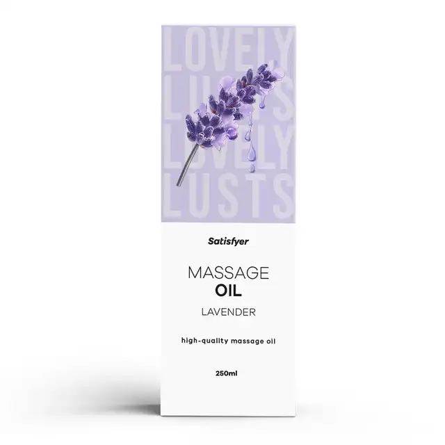 Satisfyer - Neutral High-Quality Massage Oil. Naturalny, olejek do masażu o pięknym zapachu lawendy