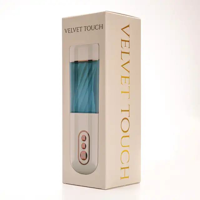 Velvet Touch – Masturbator z Wibracją i Ssaniem. Realistyczny gadżet z cyberskóry z 7 trybami wibracji i automatycznym systemem ssania dla niezapomnianych doznań.