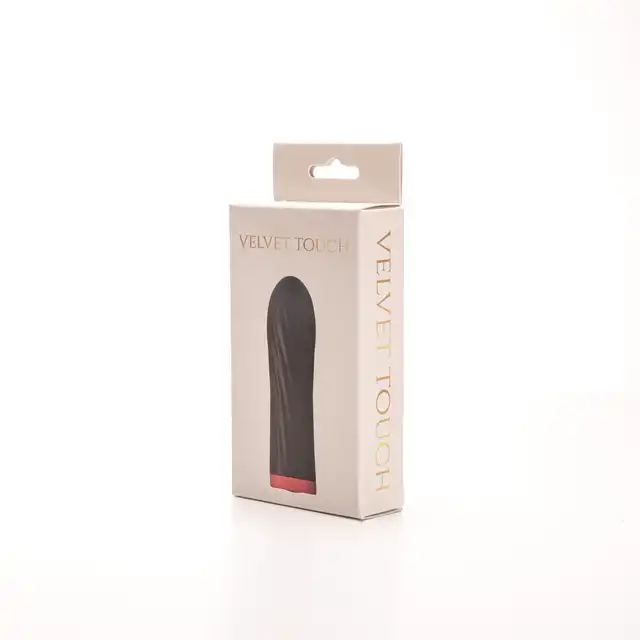 Velvet Touch - Mini Wibrator Bullet Czarny. Kompaktowy, dyskretny i niezwykle skuteczny gadżet dla intensywnych doznań