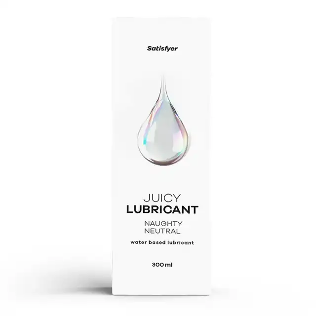 Satisfyer - Water Based 300ml Naughty Neutral. Lubrykant na bazie wody, bez zapachu, bezbarwny i przyjazny dla skóry, idealny do codziennego użytku.
