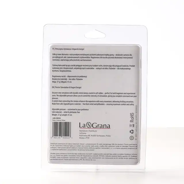 Simple Pleasure - Zaciski na Sutki z Łańcuszkiem. Elegancja, precyzja i stymulacja w jednym.