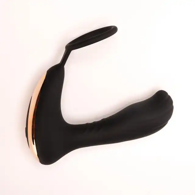 Velvet Touch – Masażer Prostaty z Pierścieniem Zdalnie Sterowany Czarny. Intymna stymulacja i pełna kontrola dla maksymalnej przyjemności