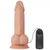 Baile - Beautiful Zebulon Vibration 7.6". Realistyczne dildo wibrujące o długości 7,6 cala, które łączy miękką, przypominającą skórę powierzchnię TPR z mocnym wewnętrznym rdzeniem