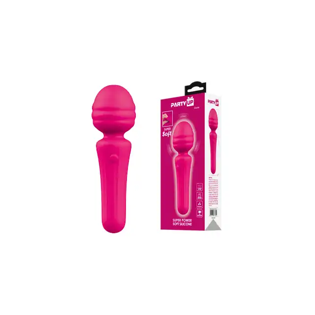 Party Up – Dunna Pink. Mini masażer Wonder Stick, mały rozmiar, wielka moc przyjemności super przyjemny materiał.