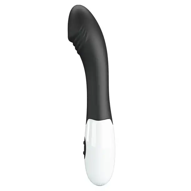Pretty Love – Elemental Black. Klasyczny, prosty wibrator z 30 programami (14 cm), w nowym czarnym kolorze.