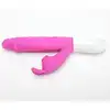 Velvet Touch – Wibrator Silikonowy Typ Króliczek Ładowany USB Fioletowy. Zmysłowy wibrator z funkcją podgrzewania i podwójną stymulacją dla pełni doznań