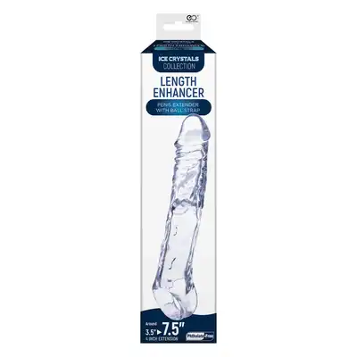 Excellent Power – Ice Crystals Extender. Nakładka przedłużająca penisa 19 cm (przezroczysta)