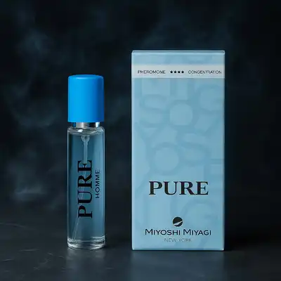 Miyoshi Miyagi  - Pure Homme 15 ml. Bezzapachowe feromony dla mężczyzn, które subtelnie podkreślają męskość i charyzmę