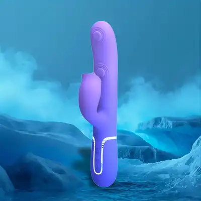 Party Up - Alan. Króliczek z funkcją lizania i przyciskiem Burst Climax dla intensywnej podwójnej stymulacji