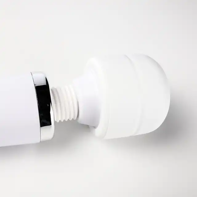 Simple Pleasure – Masażer Kulowy Magiczna Różdżka. Bezprzewodowy masażer AV Wand z 10 trybami wibracji i elastyczną głowicą 360°