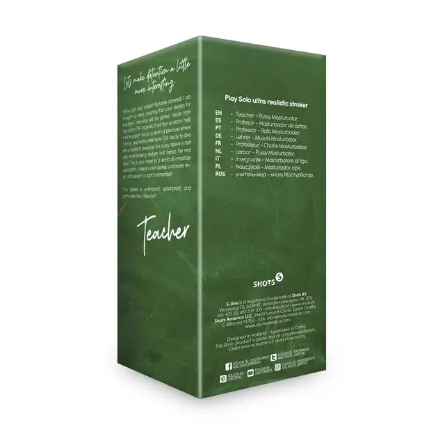 Shots - Teacher Pussy Masturbator Tan. Realistyczny masturbator inspirowany fantazją o seksownej nauczycielce.