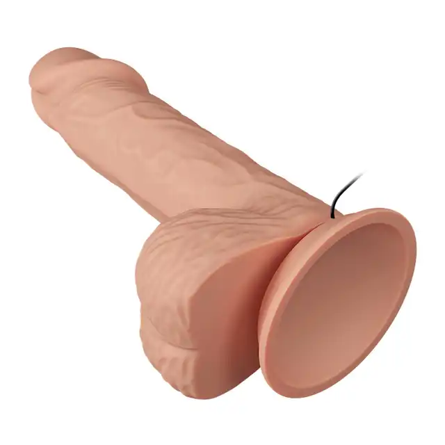 Baile – Beautiful Catoblepas Vibration 8.1".  Realistyczne dildo wibrujące z przyssawką i pilotem