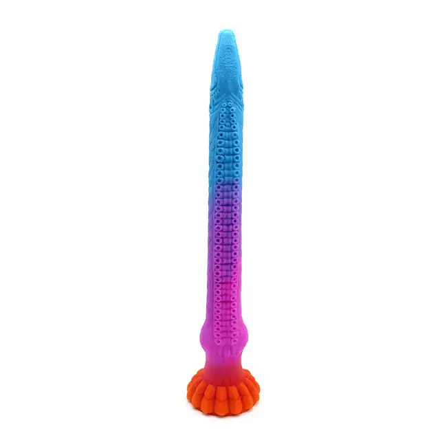 Kiotos Monstar - Dildo Beast 91.Fantazyjne dildo w smoczym kształcie i fluorescencyjnych kolorach