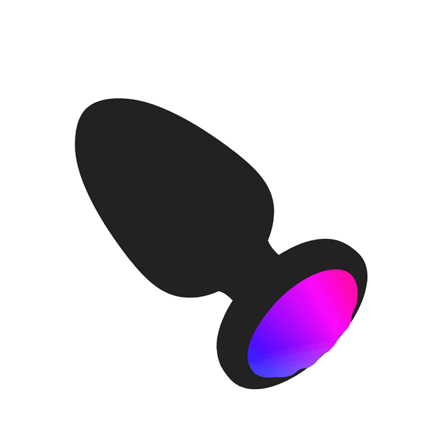 Fantasy - LED Light Vibrating Anal Plug. Wibrujący korek analny z podświetleniem LED i pilotem