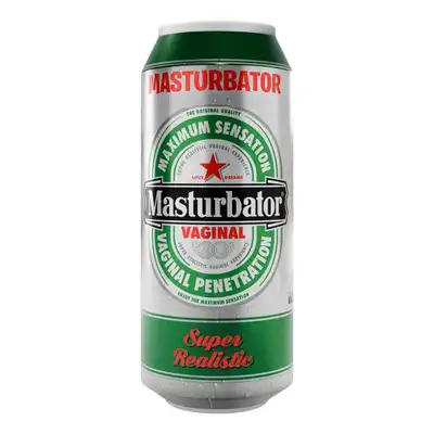 Silexd - Beer Masturbator Vagina II. Realistyczny masturbator ukryty w puszce piwa dla dyskretnej i intensywnej przyjemności.