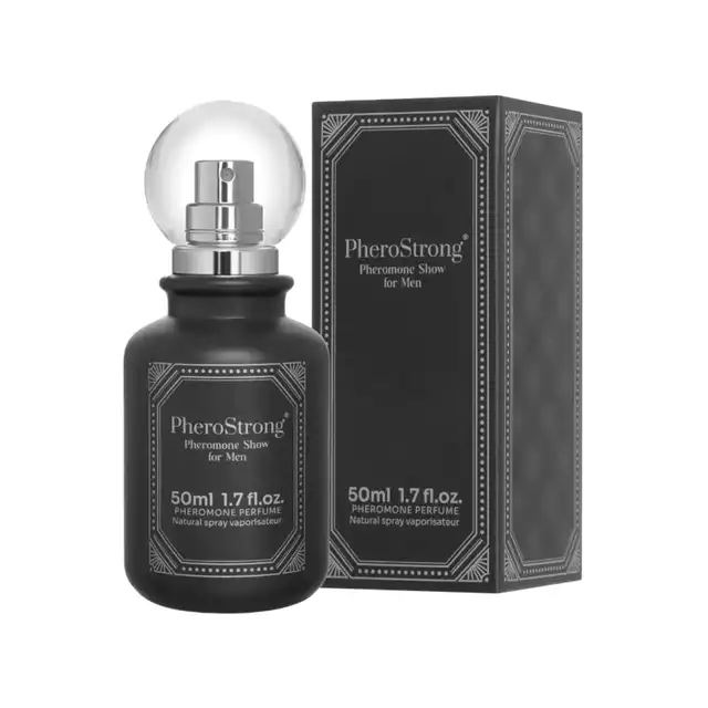 PheroStrong - Pheromone Show for Men 50ml. Zapach, który łączy elegancję z siłą.