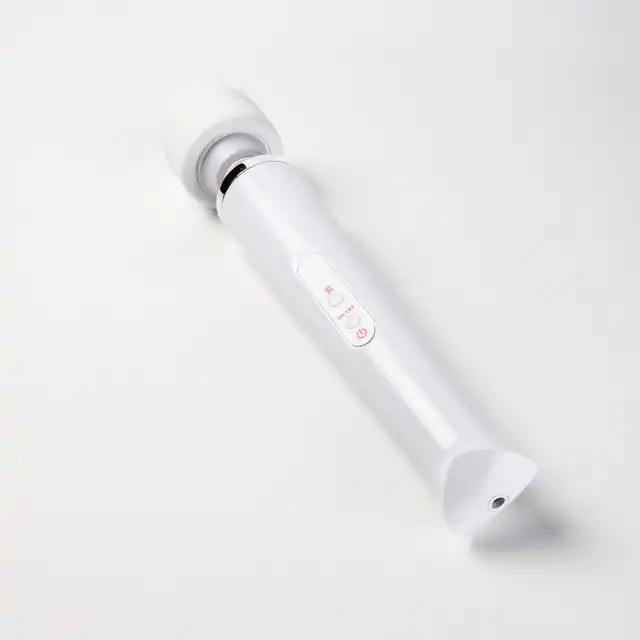 Simple Pleasure – Masażer Kulowy Magiczna Różdżka. Bezprzewodowy masażer AV Wand z 10 trybami wibracji i elastyczną głowicą 360°