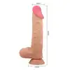 Baile – Sliding Skin 9,4''. Realistyczne dildo z innowacyjną technologią przesuwanej skóry, żyłkowanym trzonem i solidną przyssawką