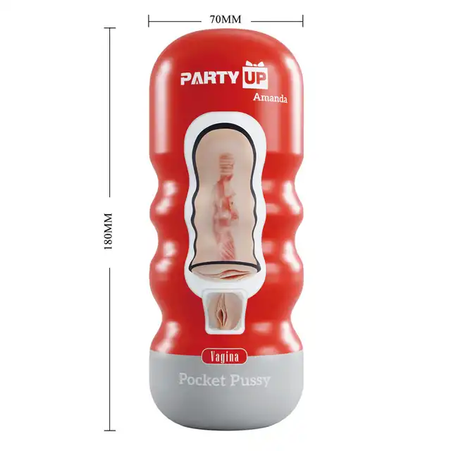 Party Up - Amanda. Masturbator w kubeczku. 