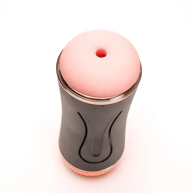 Velvet Touch - Masturbator z Wibracją Dwustronny Wagina i Anus. Realistyczny gadżet z cyberskóry z 7 trybami wibracji i magnetycznym ładowaniem USB