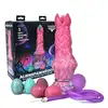 Kiotos Monstar - Cox AlienspawnCock. Unikalne, teksturowane dildo w intensywnych odcieniach różu i fioletu zapewniające kosmiczne doznania