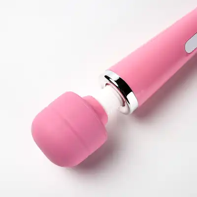 Simple Pleasure – Masażer Kulowy Magiczna Różdżka. Bezprzewodowy masażer AV Wand z 10 trybami wibracji i elastyczną głowicą 360°