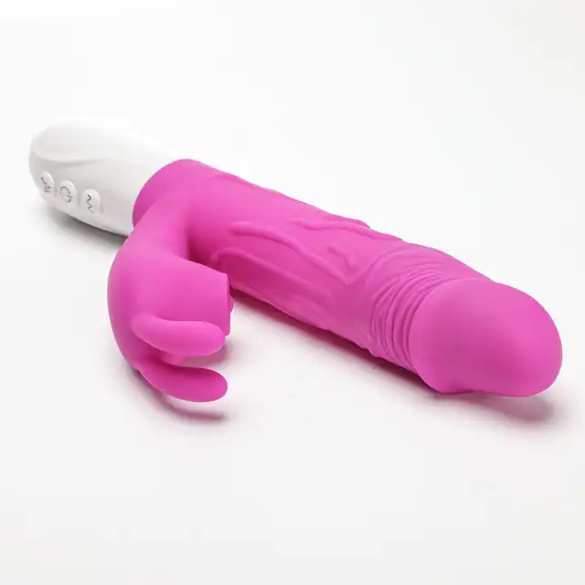 Velvet Touch – Wibrator Silikonowy Typ Króliczek Ładowany USB Fioletowy. Zmysłowy wibrator z funkcją podgrzewania i podwójną stymulacją dla pełni doznań