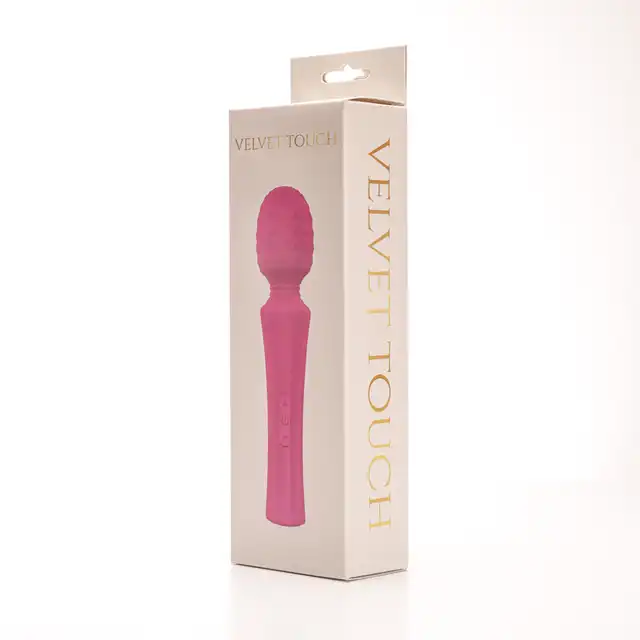 Velvet Touch – Masażer Magiczna Różdżka Ładowany USB Różowy. Kompaktowa moc i elegancki design dla intensywnej stymulacji i relaksu