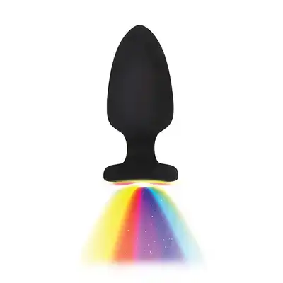 Fantasy - LED Light Vibrating Anal Plug. Wibrujący korek analny z podświetleniem LED i pilotem
