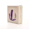 Velvet Touch - Stymulator Łechtaczki Fioletowy. Bezprzewodowy wibrator z funkcją lizania i podgrzewania dla intensywnych doznań.