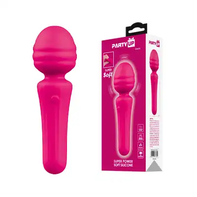 Party Up – Dunna Pink. Mini masażer Wonder Stick, mały rozmiar, wielka moc przyjemności super przyjemny materiał.