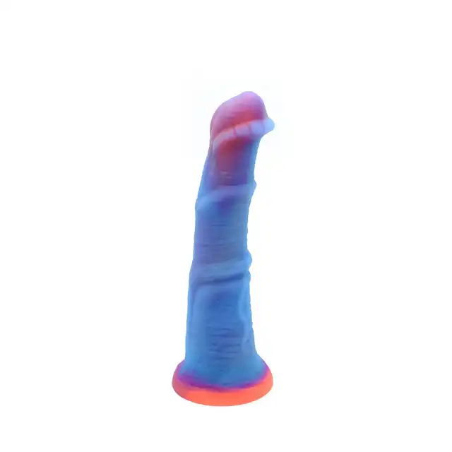 Kiotos Monstar - Dildo Beast 89 Glow in de Dark. Zachwycające, świecące w ciemności dildo z unikalnym designem.