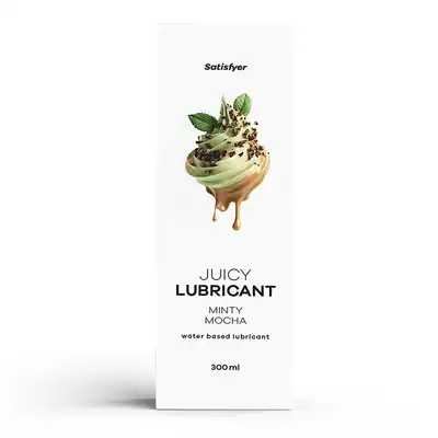 Satisfyer - Minty Mocha. Gęsty lubrykant na bazie wody z aromatem mięty połączonym z ciepłą nutą mokki