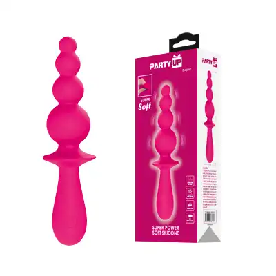 Party Up – Evajane Pink. Wibrator z koralikami, aksamitna moc i niezapomniane doznania