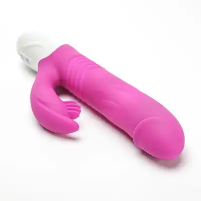 Velvet Touch – Wibrator Silikonowy Typ Króliczek. Fioletowy wibrator z funkcją ekspandera i ruchu posuwistego, stworzony dla intensywnej i zmysłowej stymulacji.