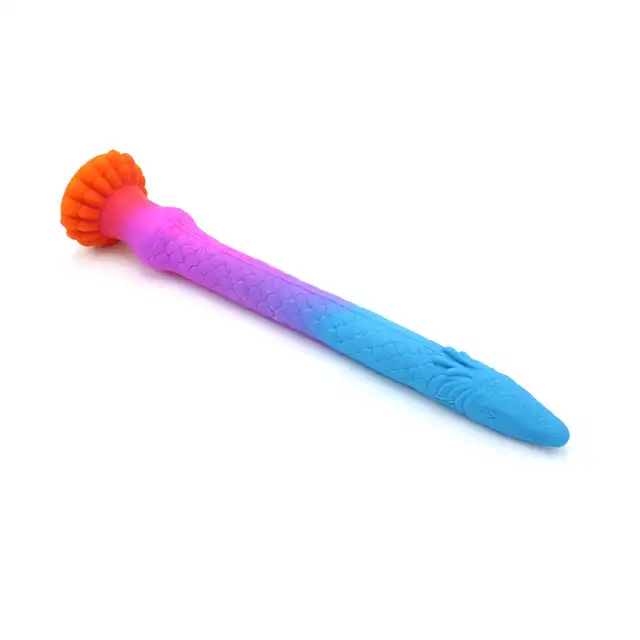 Kiotos Monstar - Dildo Beast 91.Fantazyjne dildo w smoczym kształcie i fluorescencyjnych kolorach