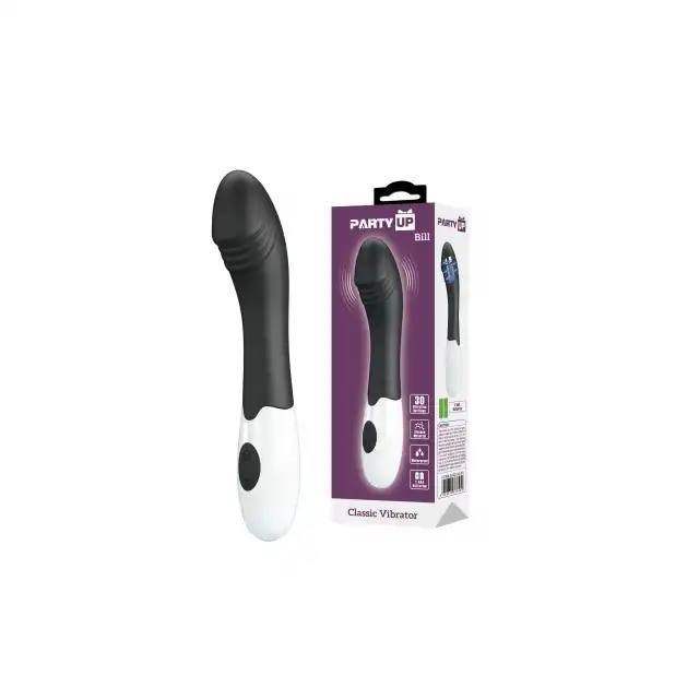 Party Up – Bill. Klasyczny wibrator o 30 funkcjach wibracji – elegancja, moc i satysfakcja w jednym