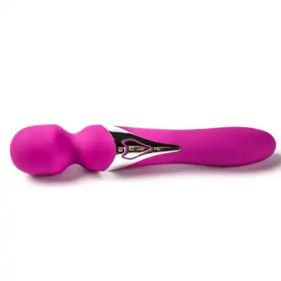Velvet Touch – Fioletowa Magiczna Różdżka. Bezprzewodowy masażer z podwójnym silnikiem i wieloma trybami wibracji dla intensywnej stymulacji.