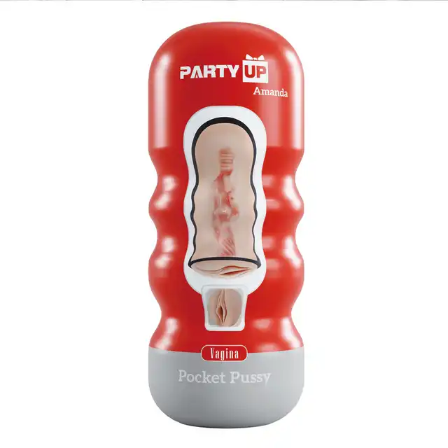Party Up - Amanda. Masturbator w kubeczku. 