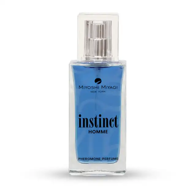 Miyoshi Miyagi - Instinct Homme 50 ml. Perfumy z feromonami, które łączą męskość, charyzmę i nieodparty urok.