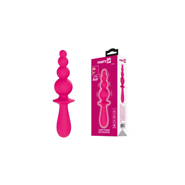 Party Up – Evajane Pink. Wibrator z koralikami, aksamitna moc i niezapomniane doznania