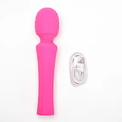 Velvet Touch – Masażer Magiczna Różdżka Ładowany USB Różowy. Kompaktowa moc i elegancki design dla intensywnej stymulacji i relaksu