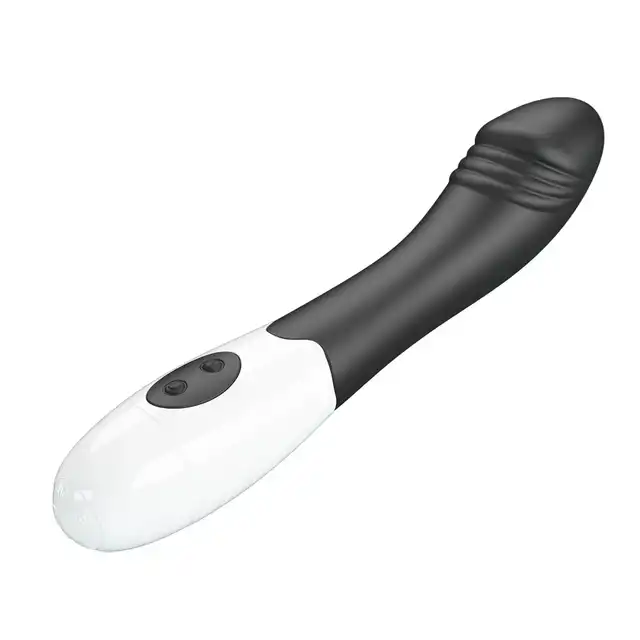 Pretty Love – Elemental Black. Klasyczny, prosty wibrator z 30 programami (14 cm), w nowym czarnym kolorze.