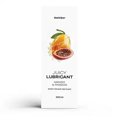 Satisfyer - Passion mango. Gęsty pachnący i smaczny juicy lubrykant 300 ml. 