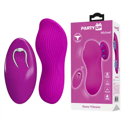 Party Up - Michael. Elegancki, kompaktowy wibrator stworzony dla tych, którzy pragną przyjemności zawsze i wszędzie