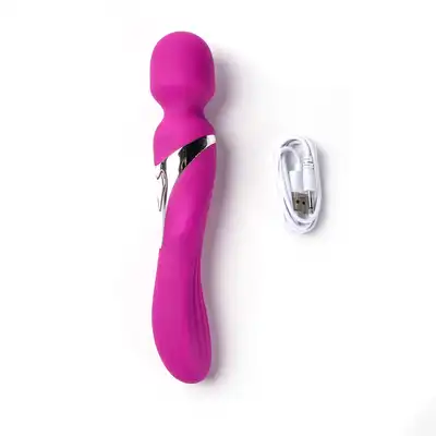 Velvet Touch – Fioletowa Magiczna Różdżka. Bezprzewodowy masażer z podwójnym silnikiem i wieloma trybami wibracji dla intensywnej stymulacji.
